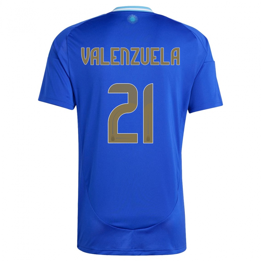 Niño Camiseta Argentina Fernando Valenzuela #21 Azul 2ª Equipación 24-26 La Camisa México