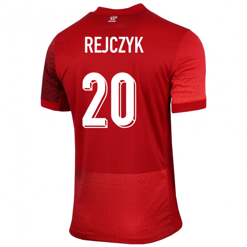 Niño Camiseta Polonia Filip Rejczyk #20 Rojo 2ª Equipación 24-26 La Camisa México