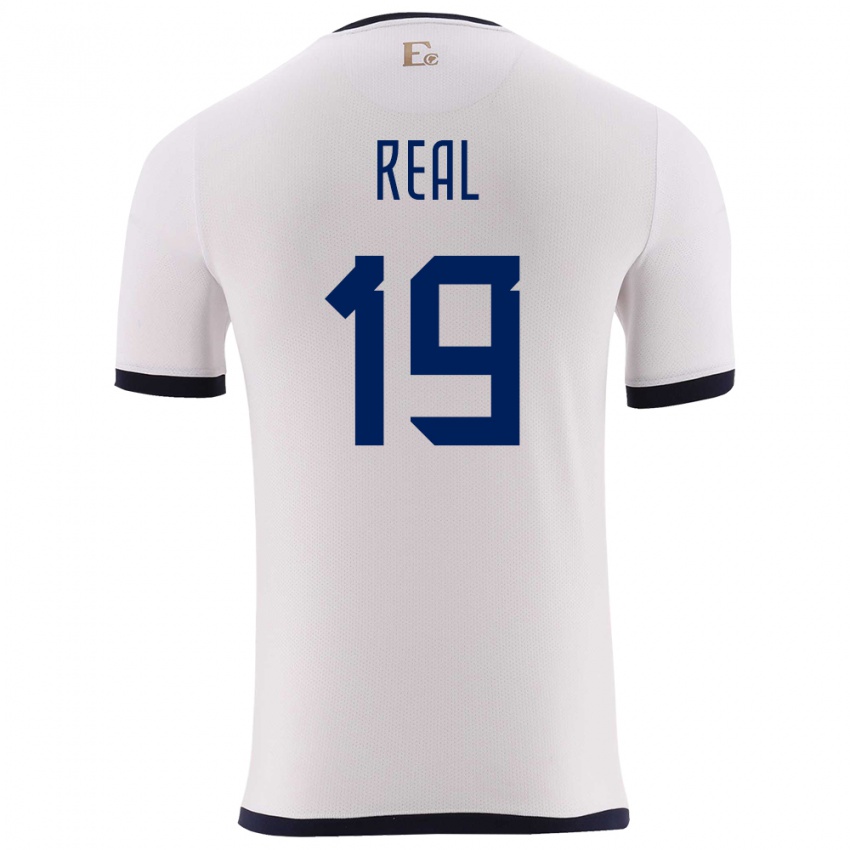 Niño Camiseta Ecuador Kerlly Real #19 Blanco 2ª Equipación 24-26 La Camisa México