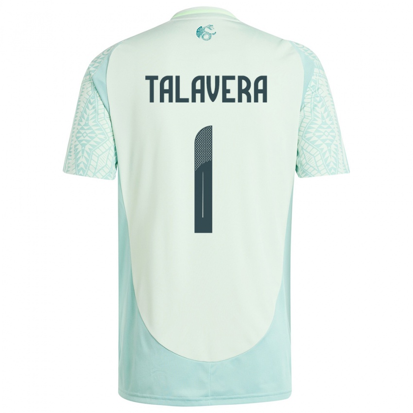 Niño Camiseta México Alfredo Talavera #1 Lino Verde 2ª Equipación 24-26 La Camisa México