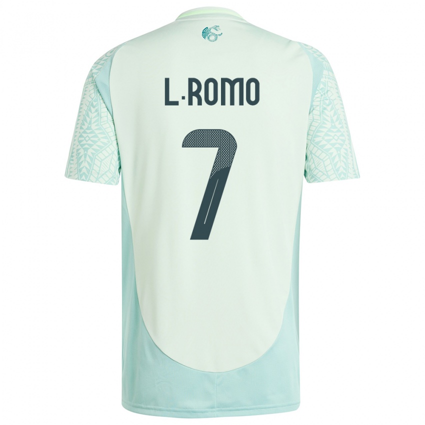 Niño Camiseta México Luis Romo #7 Lino Verde 2ª Equipación 24-26 La Camisa México