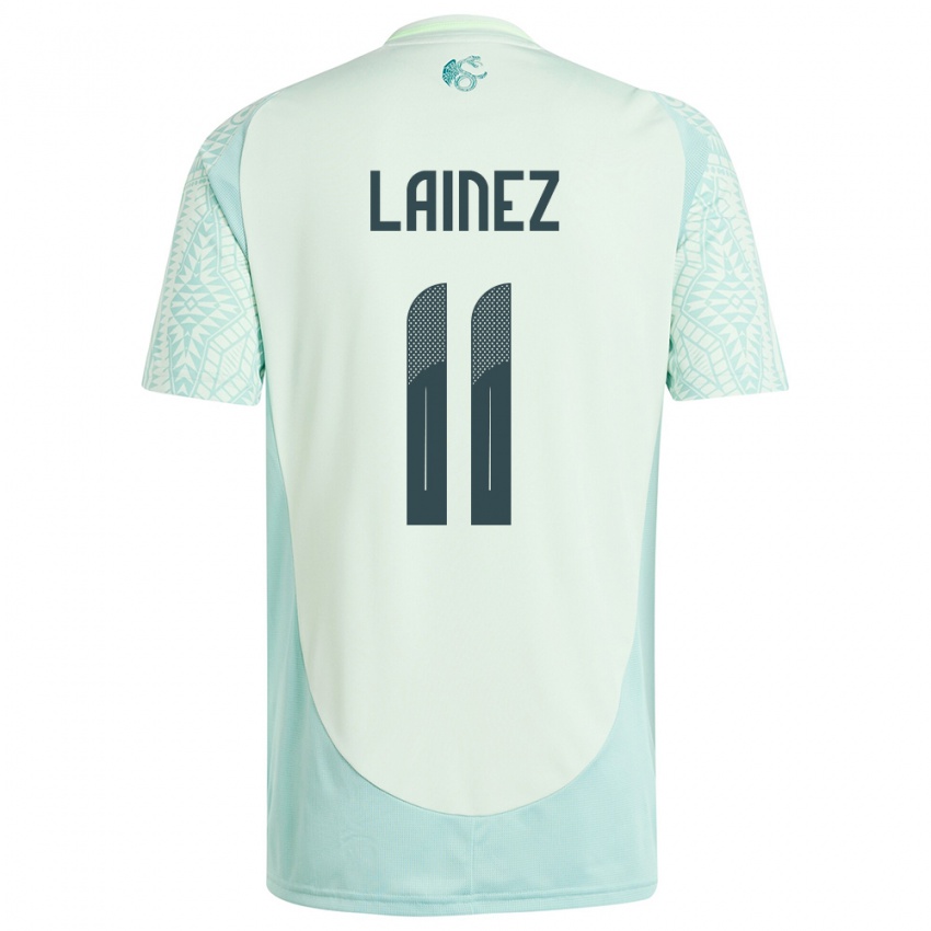 Niño Camiseta México Diego Lainez #11 Lino Verde 2ª Equipación 24-26 La Camisa México