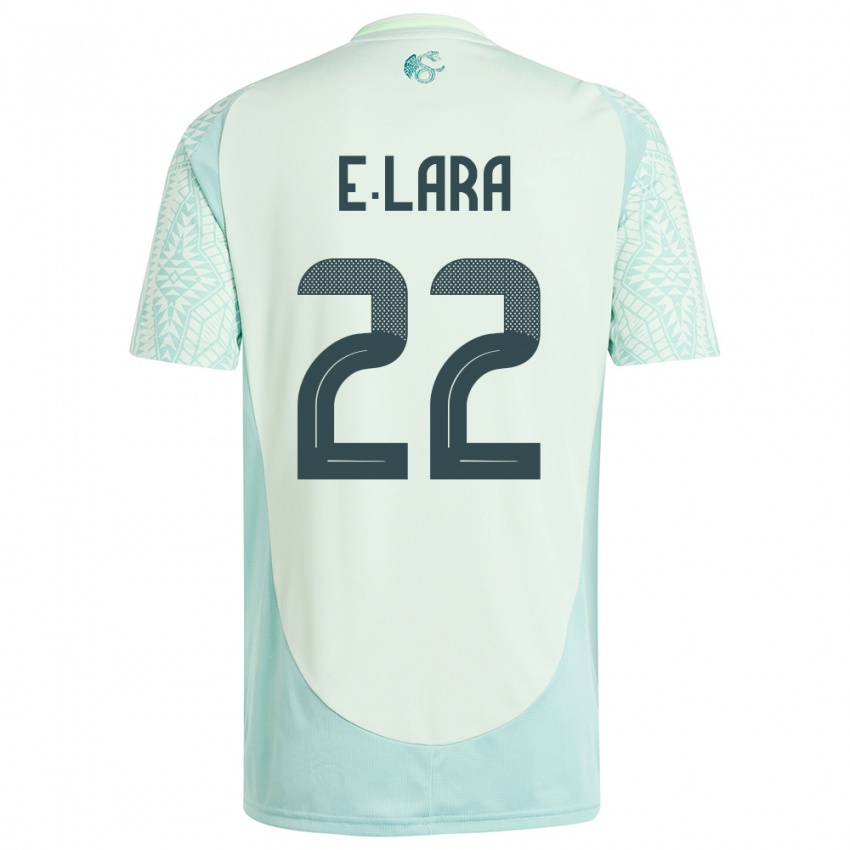 Niño Camiseta México Emilio Lara #22 Lino Verde 2ª Equipación 24-26 La Camisa México