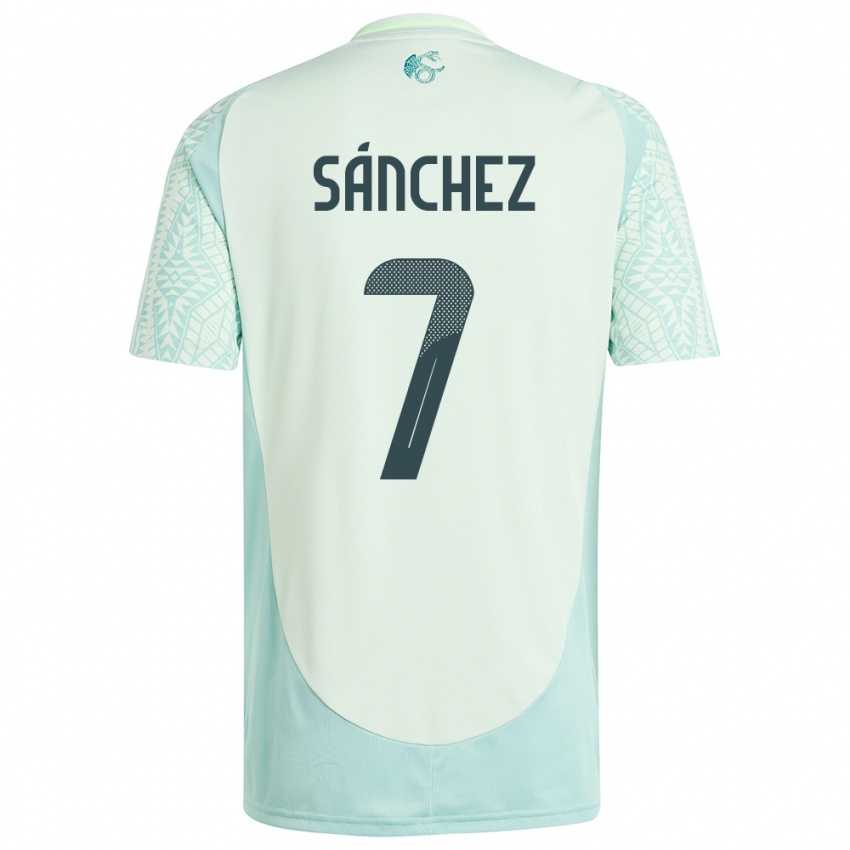 Niño Camiseta México Maria Sanchez #7 Lino Verde 2ª Equipación 24-26 La Camisa México