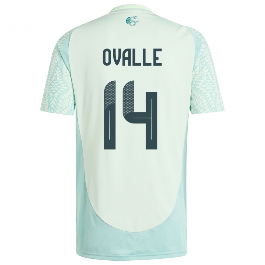 Niño Camiseta México Jacqueline Ovalle #14 Lino Verde 2ª Equipación 24-26 La Camisa México