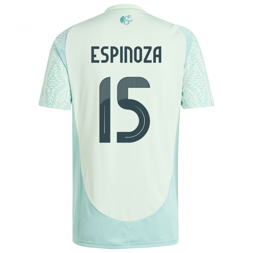 Niño Camiseta México Greta Espinoza #15 Lino Verde 2ª Equipación 24-26 La Camisa México