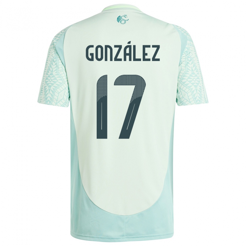 Niño Camiseta México Alison Gonzalez #17 Lino Verde 2ª Equipación 24-26 La Camisa México