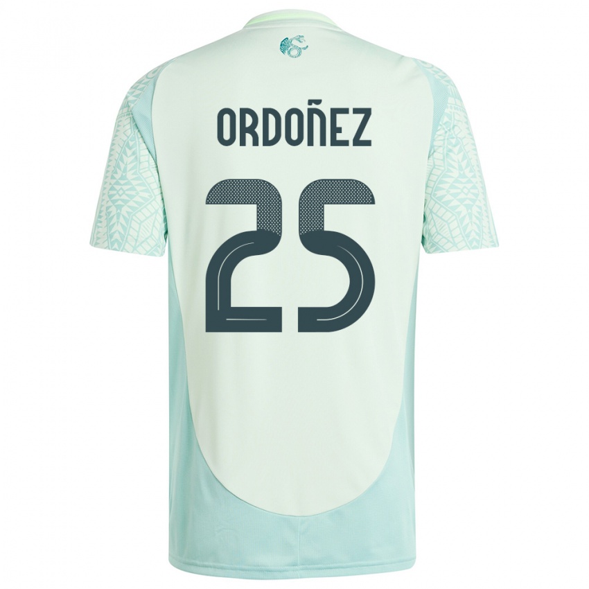 Niño Camiseta México Diana Ordonez #25 Lino Verde 2ª Equipación 24-26 La Camisa México