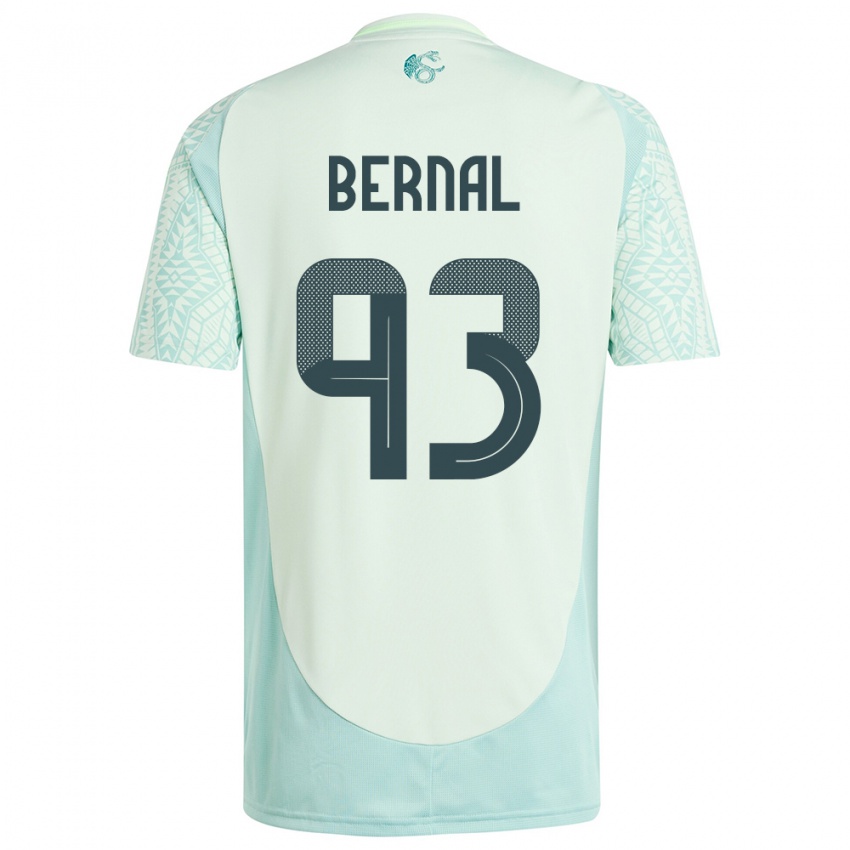 Niño Camiseta México Rebeca Bernal #93 Lino Verde 2ª Equipación 24-26 La Camisa México