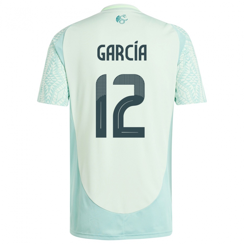 Niño Camiseta México Eduardo Garcia #12 Lino Verde 2ª Equipación 24-26 La Camisa México