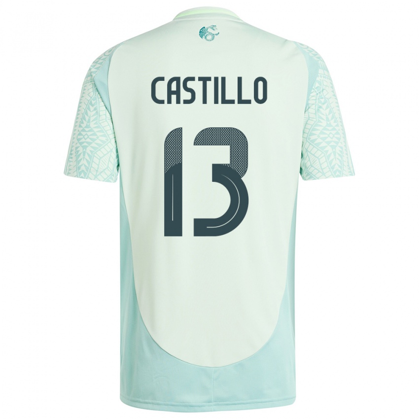 Niño Camiseta México Jose Castillo #13 Lino Verde 2ª Equipación 24-26 La Camisa México