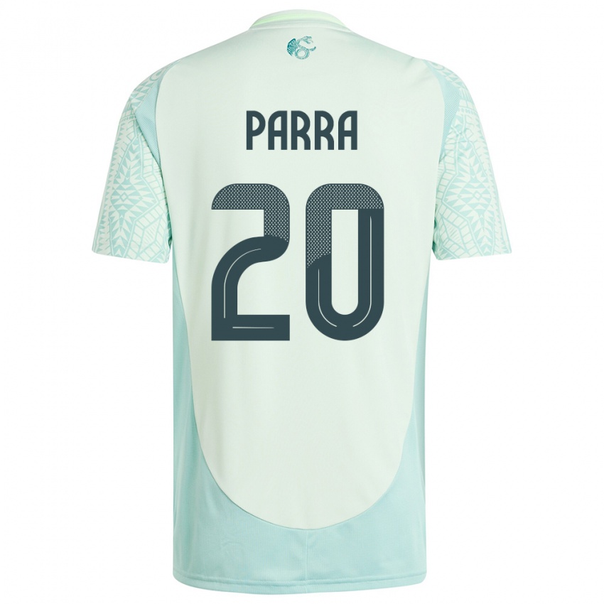 Niño Camiseta México Rodrigo Parra #20 Lino Verde 2ª Equipación 24-26 La Camisa México