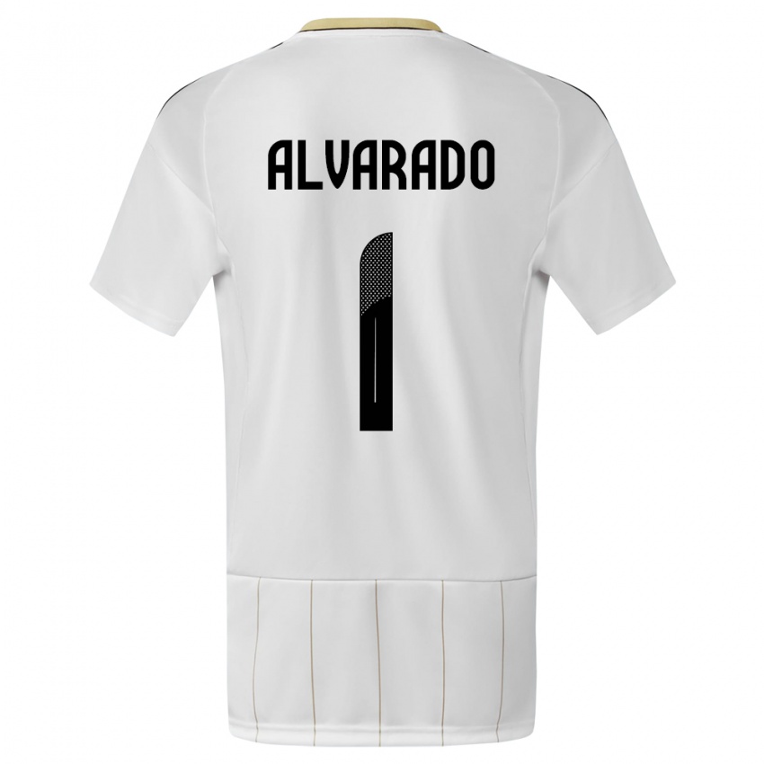 Niño Camiseta Costa Rica Esteban Alvarado #1 Blanco 2ª Equipación 24-26 La Camisa México