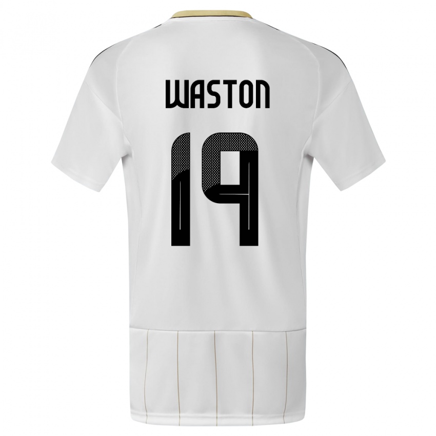 Niño Camiseta Costa Rica Kendall Waston #19 Blanco 2ª Equipación 24-26 La Camisa México