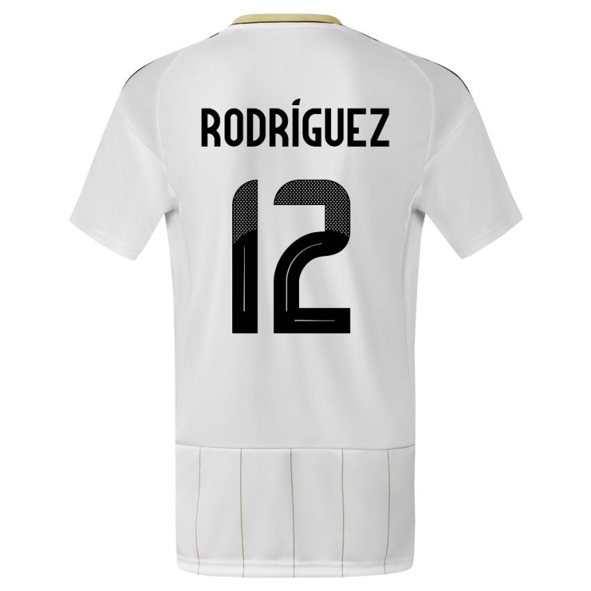 Niño Camiseta Costa Rica Lixy Rodriguez #12 Blanco 2ª Equipación 24-26 La Camisa México