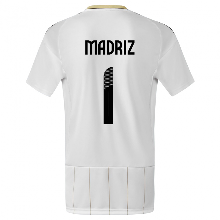 Niño Camiseta Costa Rica Abraham Madriz #1 Blanco 2ª Equipación 24-26 La Camisa México