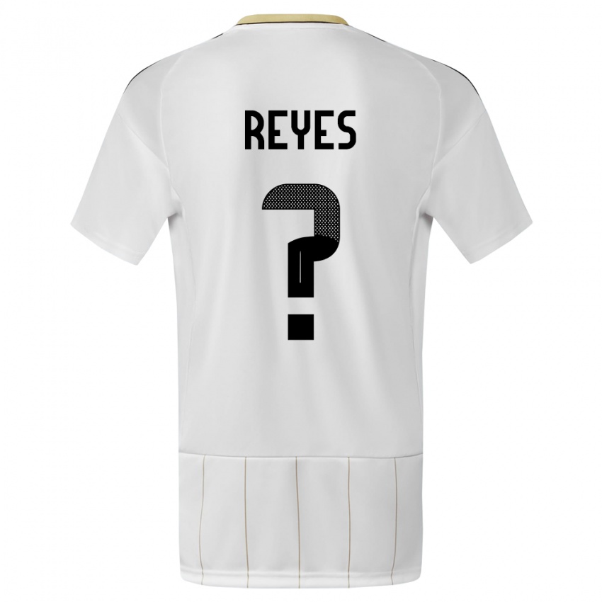 Niño Camiseta Costa Rica Kenan Reyes #0 Blanco 2ª Equipación 24-26 La Camisa México