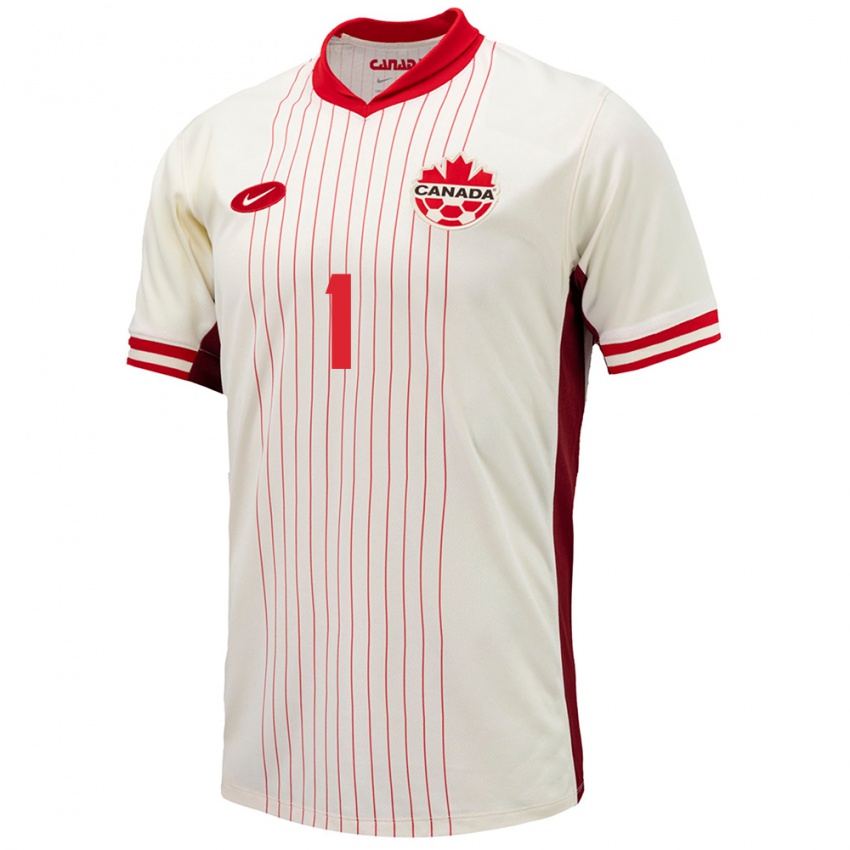 Niño Camiseta Canadá Dayne St Clair #1 Blanco 2ª Equipación 24-26 La Camisa México