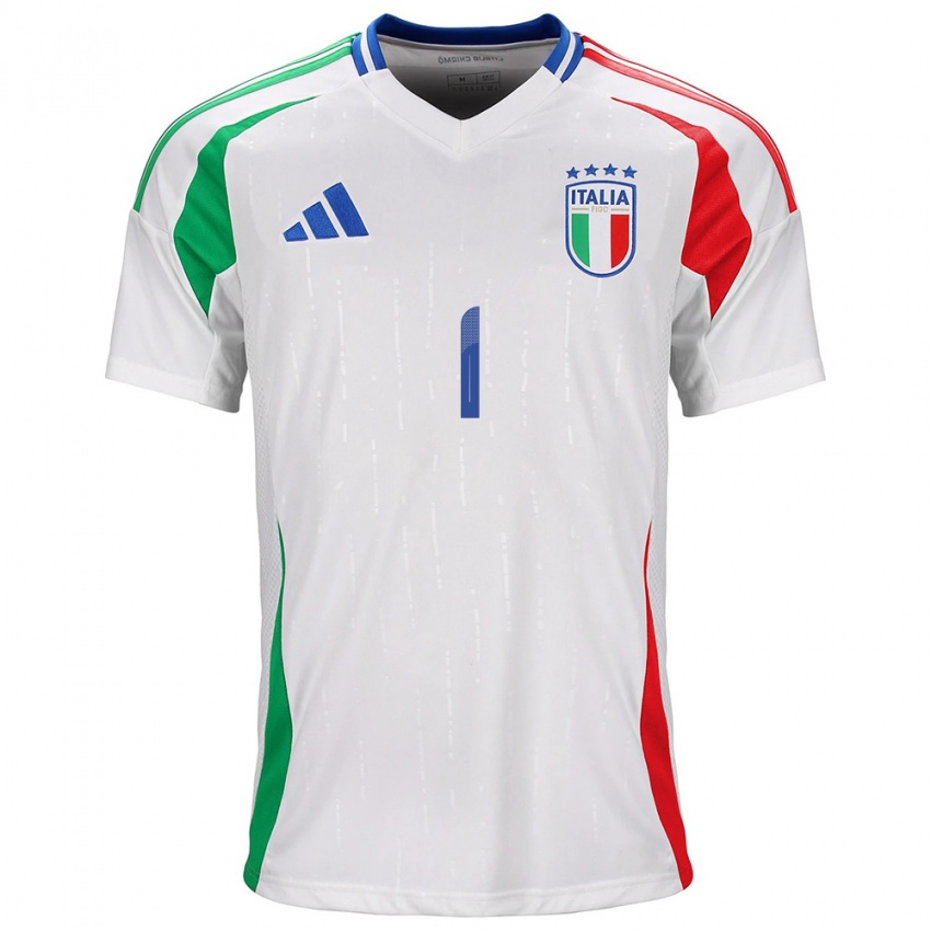 Niño Camiseta Italia Federico Magro #1 Blanco 2ª Equipación 24-26 La Camisa México