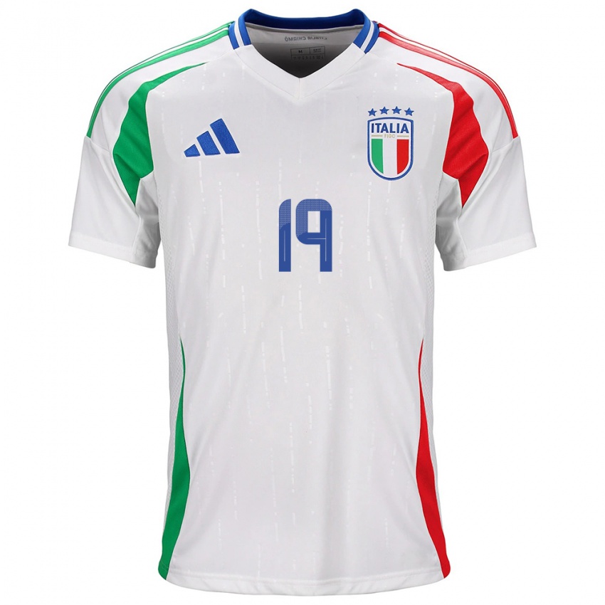 Niño Camiseta Italia Matteo Politano #19 Blanco 2ª Equipación 24-26 La Camisa México