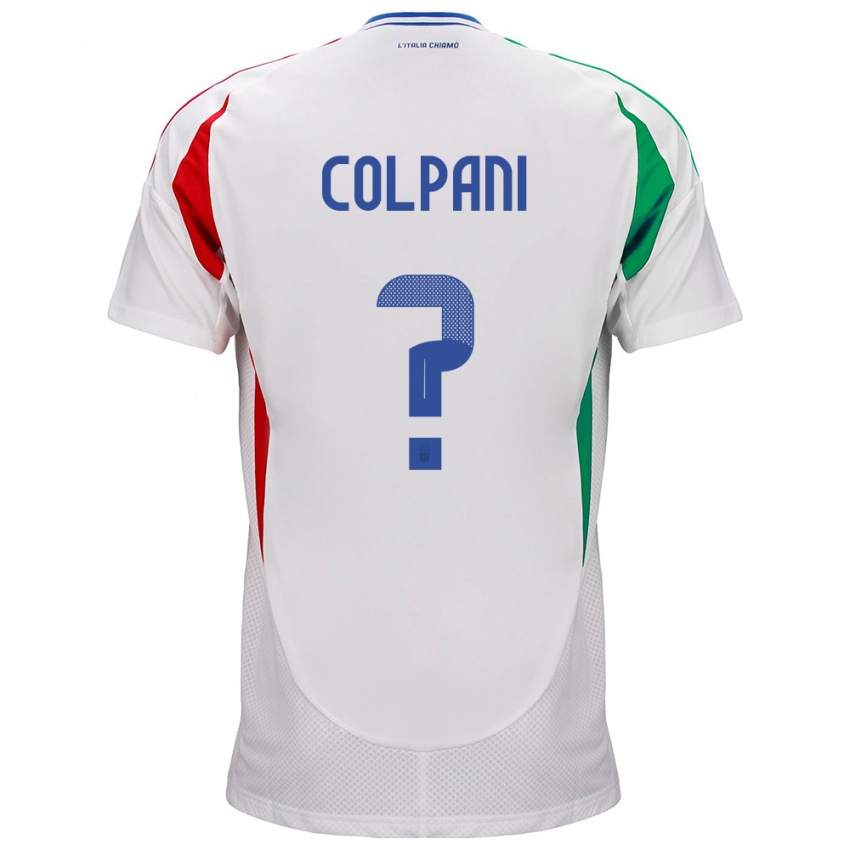 Niño Camiseta Italia Andrea Colpani #0 Blanco 2ª Equipación 24-26 La Camisa México