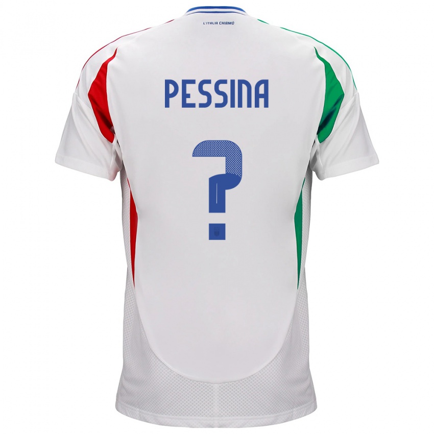 Niño Camiseta Italia Massimo Pessina #0 Blanco 2ª Equipación 24-26 La Camisa México