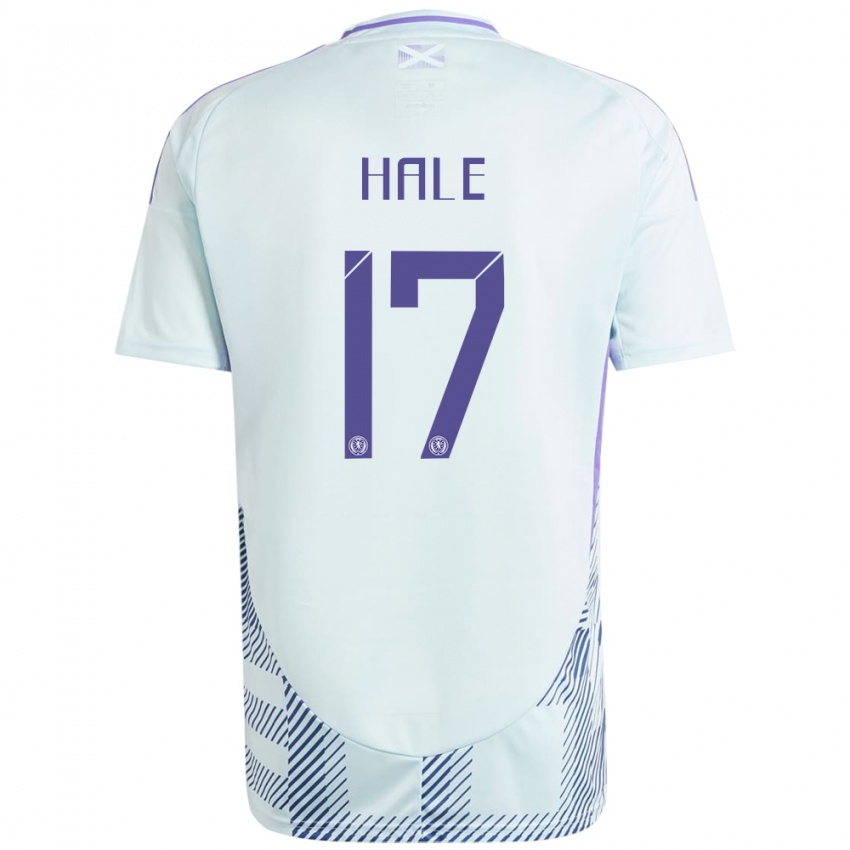 Niño Camiseta Escocia Finlay Hale #17 Azul Menta Claro 2ª Equipación 24-26 La Camisa México