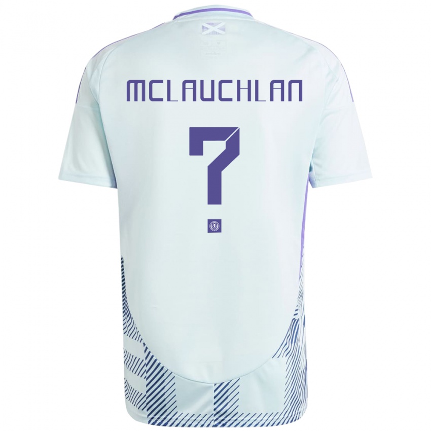 Niño Camiseta Escocia Rachel Mclauchlan #0 Azul Menta Claro 2ª Equipación 24-26 La Camisa México