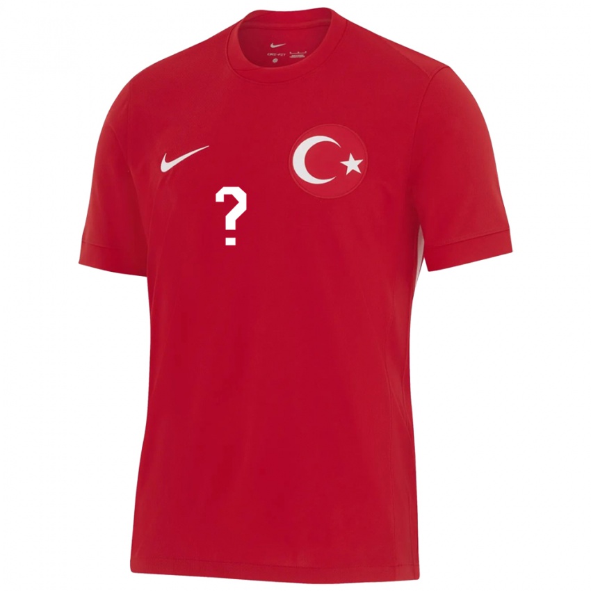 Niño Camiseta Turquía Mustafa Deniz Karadeniz #0 Rojo 2ª Equipación 24-26 La Camisa México