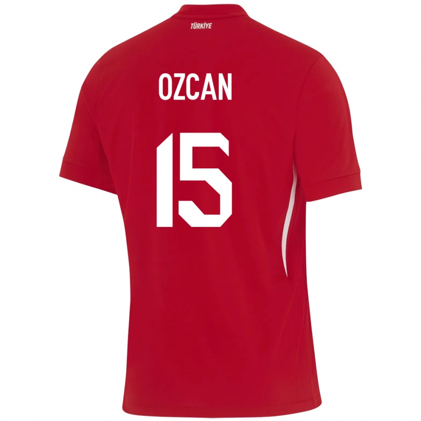 Niño Camiseta Turquía Salih Özcan #15 Rojo 2ª Equipación 24-26 La Camisa México