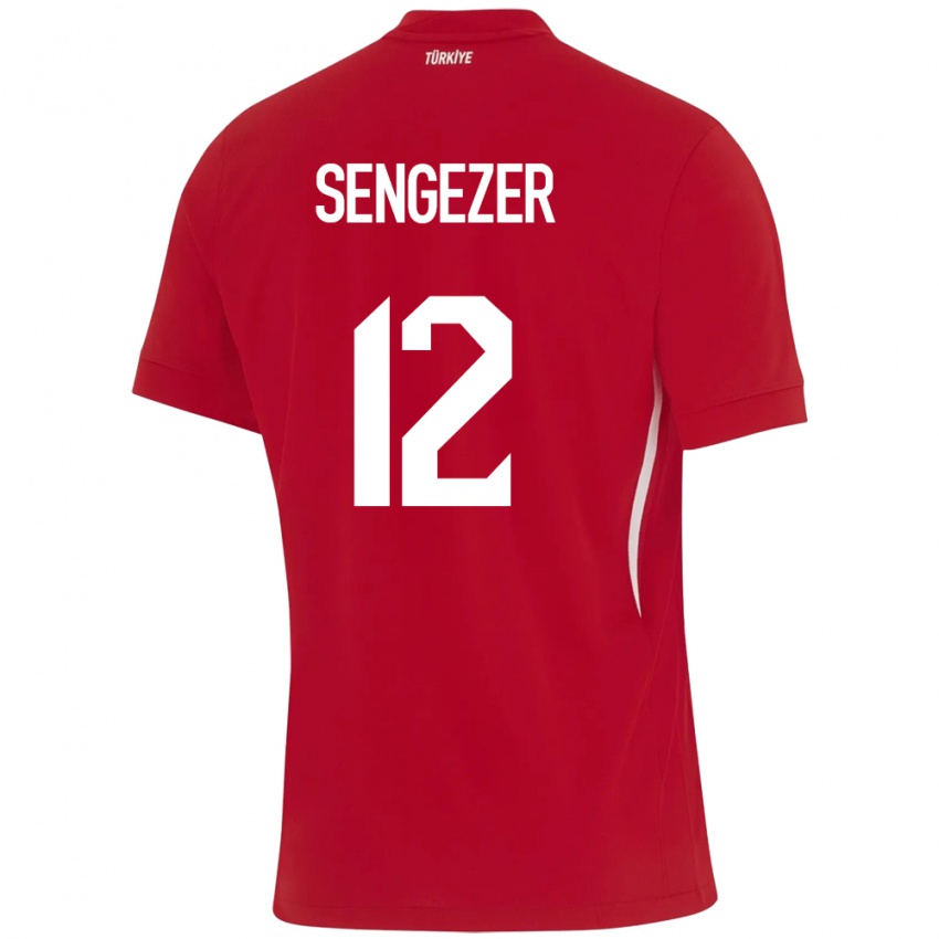 Niño Camiseta Turquía Muhammed Şengezer #12 Rojo 2ª Equipación 24-26 La Camisa México