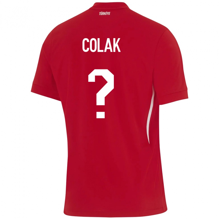 Niño Camiseta Turquía Furkan Çolak #0 Rojo 2ª Equipación 24-26 La Camisa México
