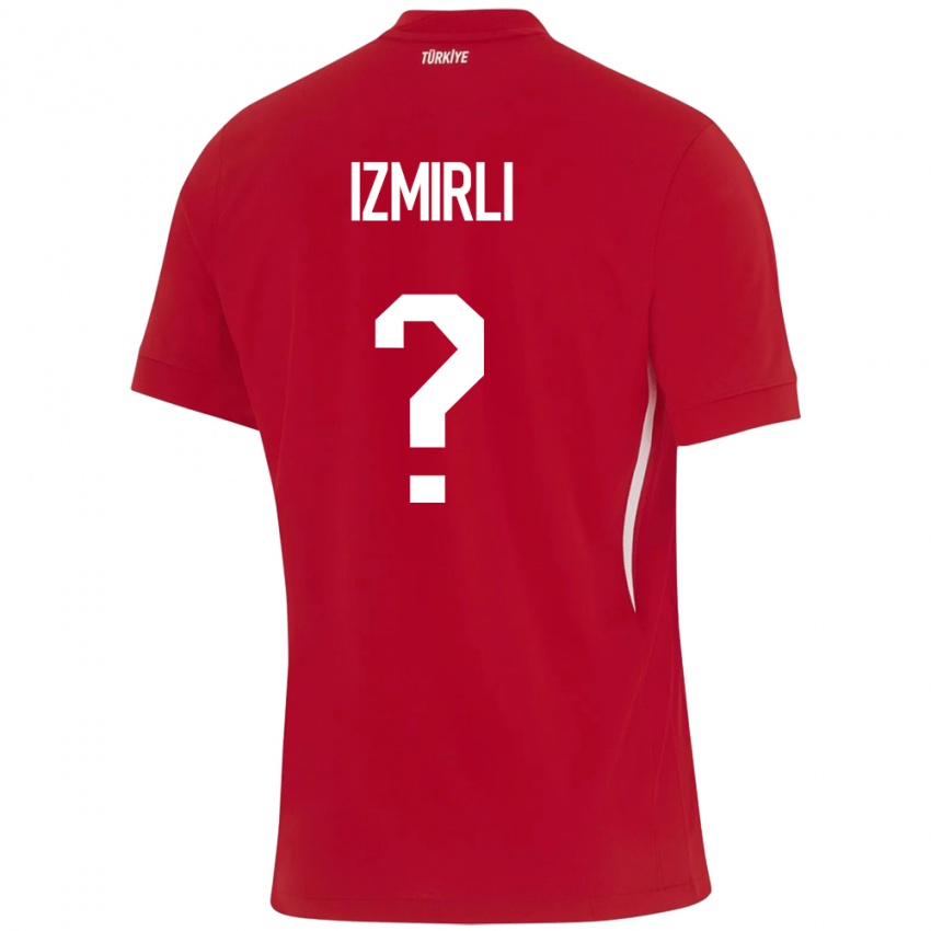 Niño Camiseta Turquía Ege İzmirli #0 Rojo 2ª Equipación 24-26 La Camisa México