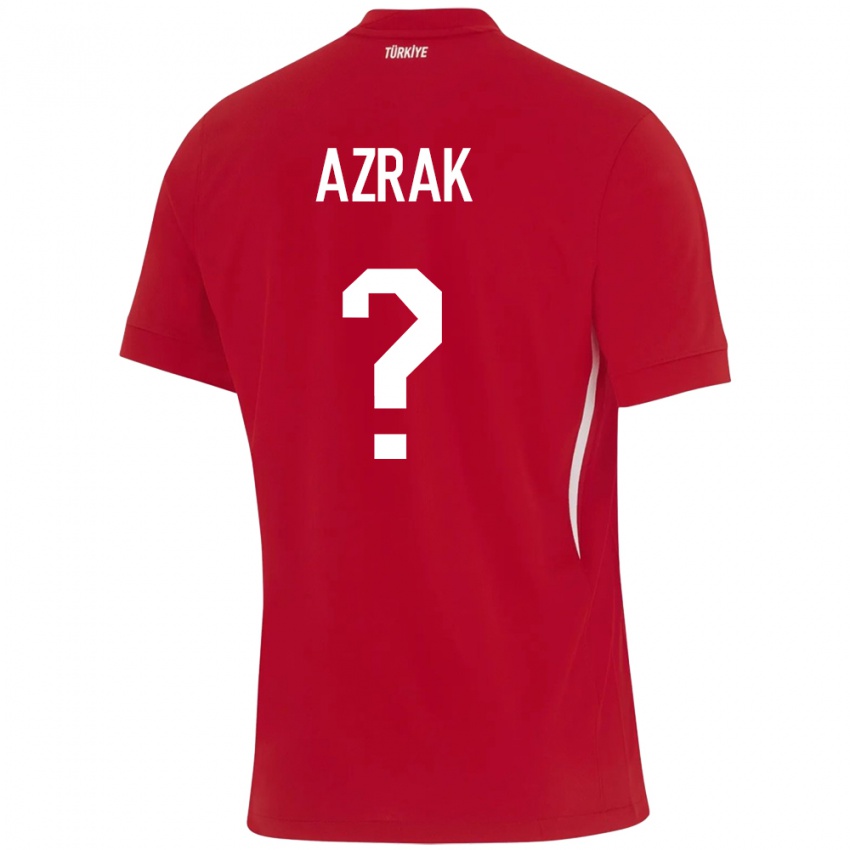 Niño Camiseta Turquía Yunus Azrak #0 Rojo 2ª Equipación 24-26 La Camisa México