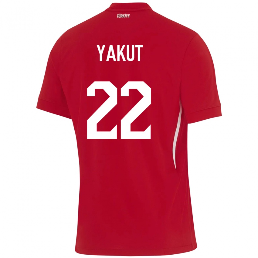 Niño Camiseta Turquía Narin Yakut #22 Rojo 2ª Equipación 24-26 La Camisa México