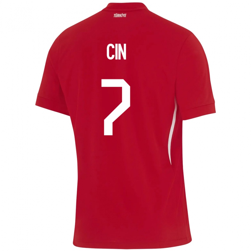 Niño Camiseta Turquía Miray Cin #7 Rojo 2ª Equipación 24-26 La Camisa México