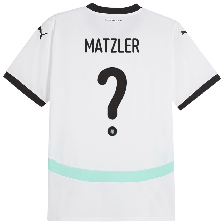 Niño Camiseta Austria Leo Mätzler #0 Blanco 2ª Equipación 24-26 La Camisa México