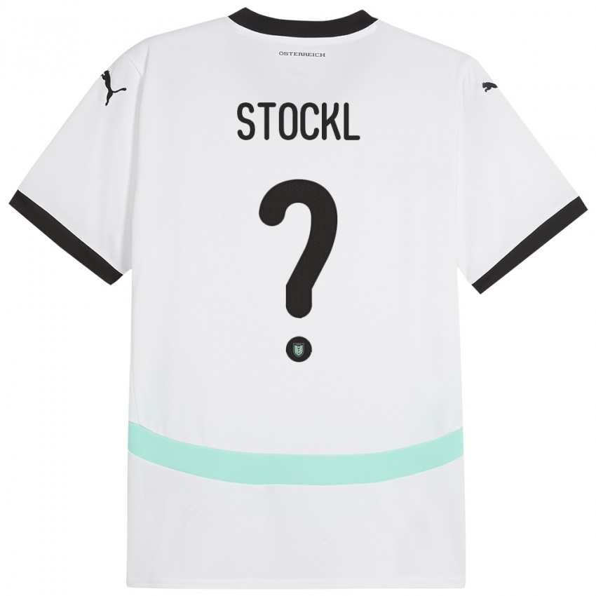Niño Camiseta Austria Lars Stöckl #0 Blanco 2ª Equipación 24-26 La Camisa México