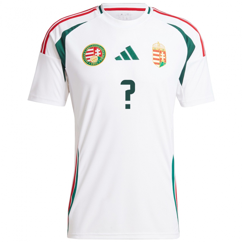 Niño Camiseta Hungría Su Nombre #0 Blanco 2ª Equipación 24-26 La Camisa México