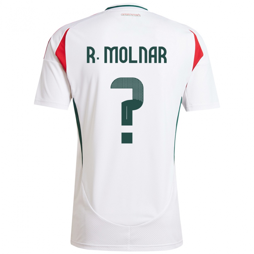 Niño Camiseta Hungría Rajmund Molnár #0 Blanco 2ª Equipación 24-26 La Camisa México