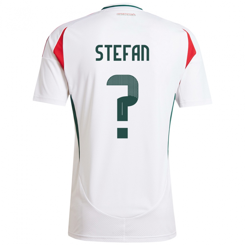 Niño Camiseta Hungría Raúl Stefan #0 Blanco 2ª Equipación 24-26 La Camisa México