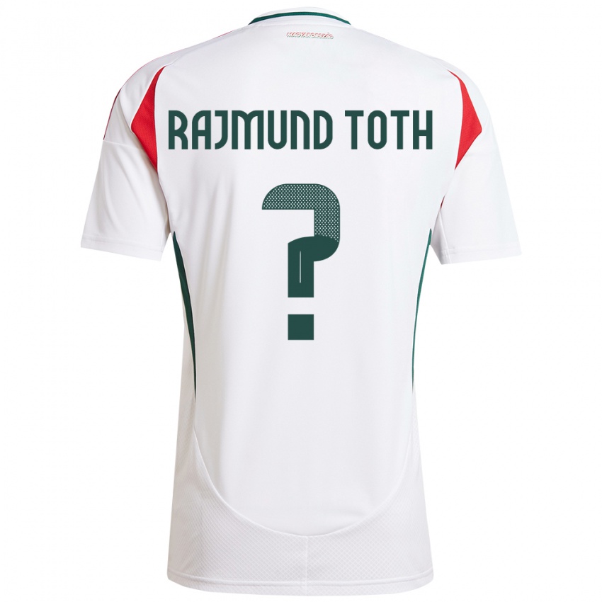 Niño Camiseta Hungría Rajmund Tóth #0 Blanco 2ª Equipación 24-26 La Camisa México