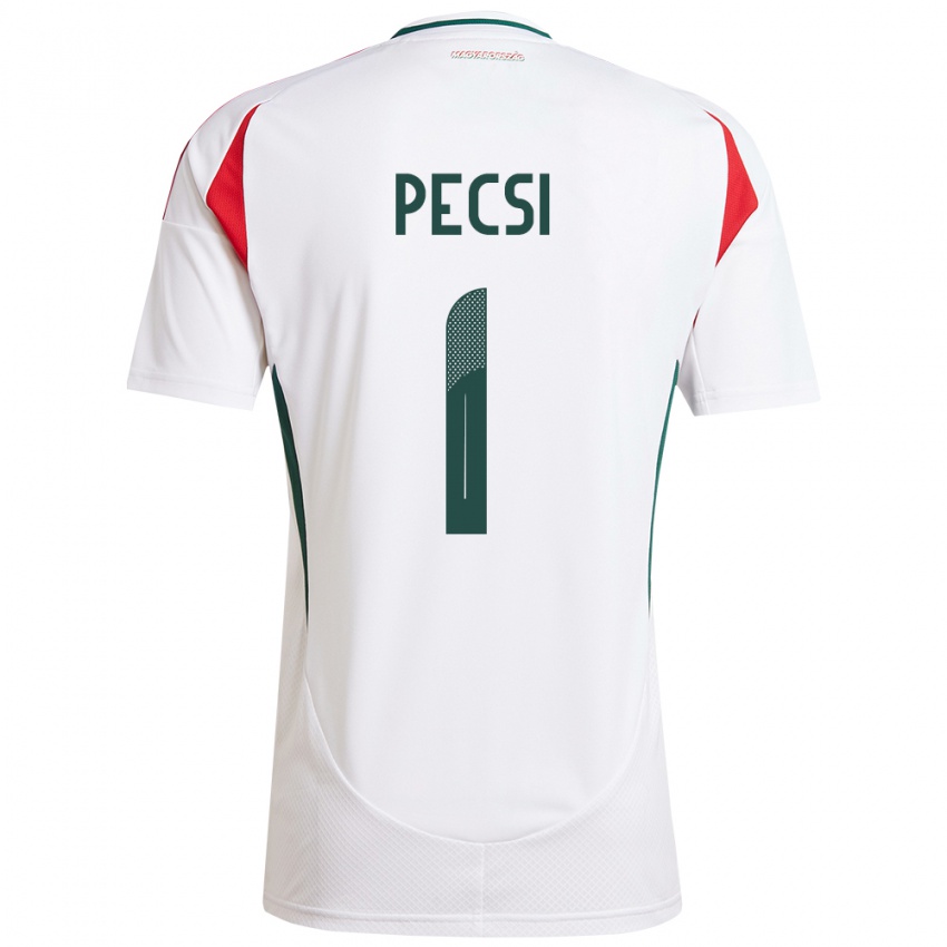 Niño Camiseta Hungría Ármin Pécsi #1 Blanco 2ª Equipación 24-26 La Camisa México