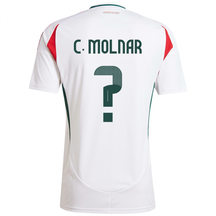 Niño Camiseta Hungría Csaba Molnár #0 Blanco 2ª Equipación 24-26 La Camisa México