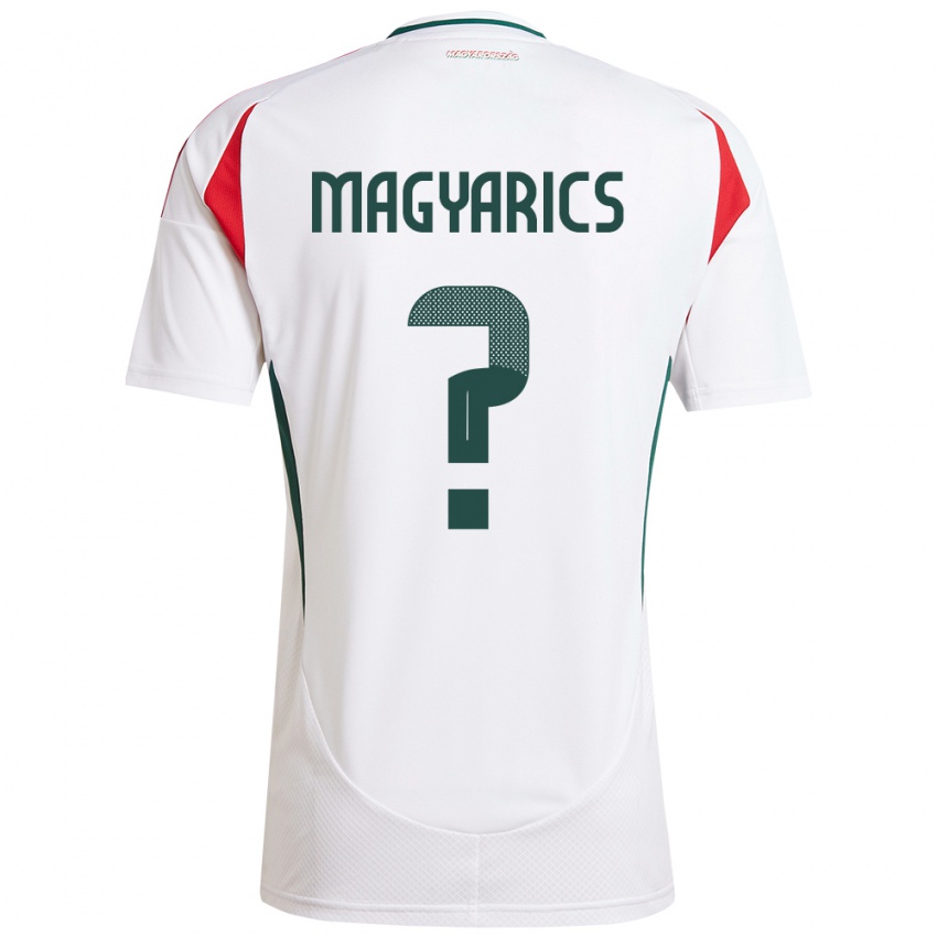 Niño Camiseta Hungría Erik Magyarics #0 Blanco 2ª Equipación 24-26 La Camisa México