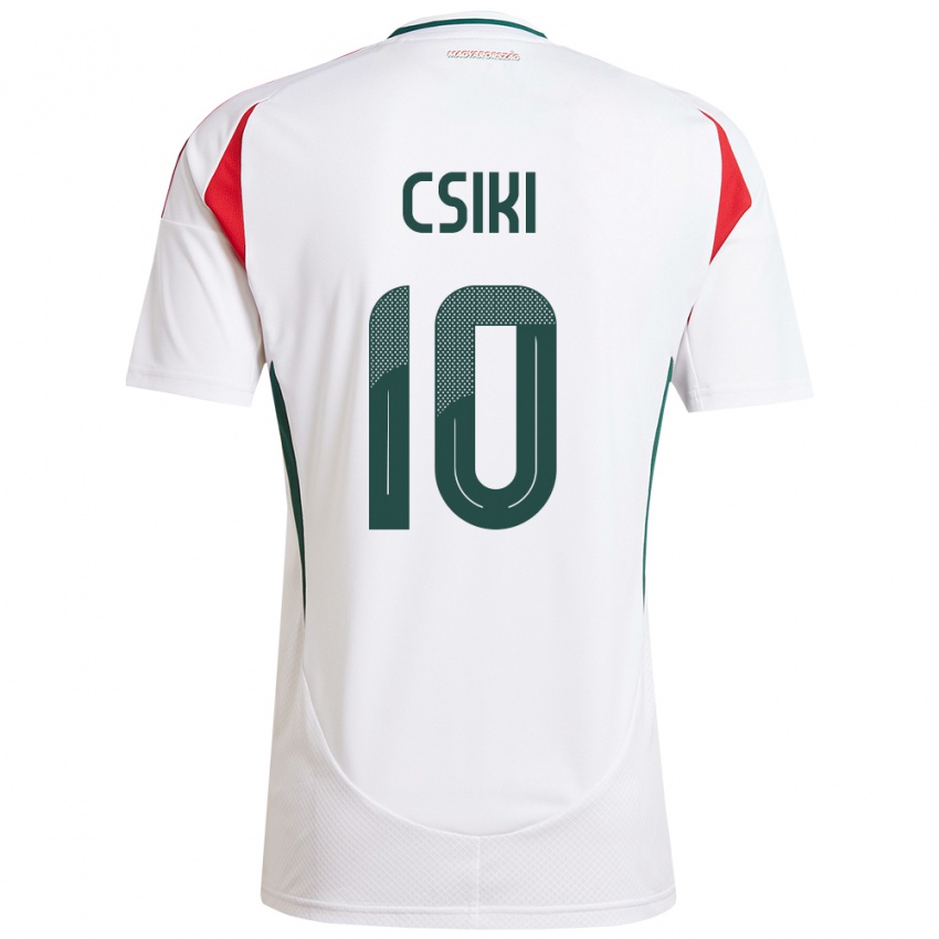 Niño Camiseta Hungría Anna Csiki #10 Blanco 2ª Equipación 24-26 La Camisa México