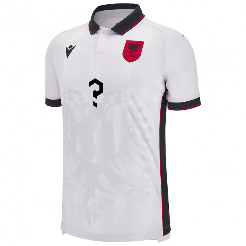 Niño Camiseta Albania Endri Agolli #0 Blanco 2ª Equipación 24-26 La Camisa México