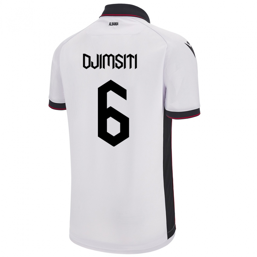 Niño Camiseta Albania Berat Djimsiti #6 Blanco 2ª Equipación 24-26 La Camisa México