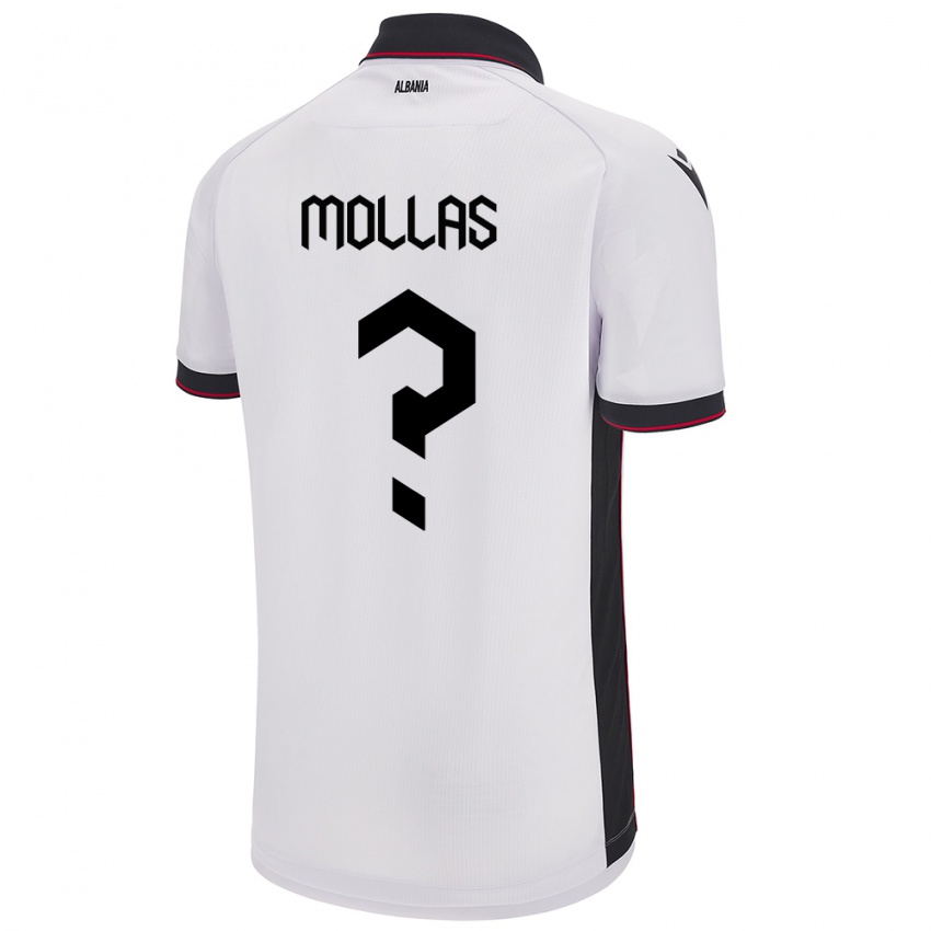 Niño Camiseta Albania Arbi Mollas #0 Blanco 2ª Equipación 24-26 La Camisa México