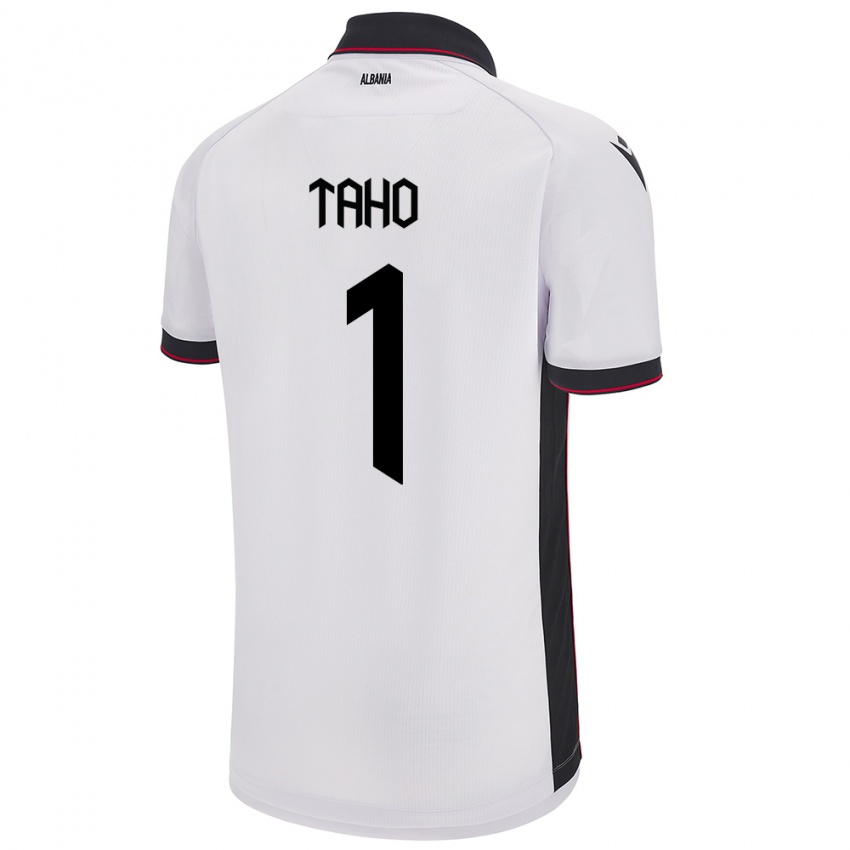 Niño Camiseta Albania Alain Taho #1 Blanco 2ª Equipación 24-26 La Camisa México